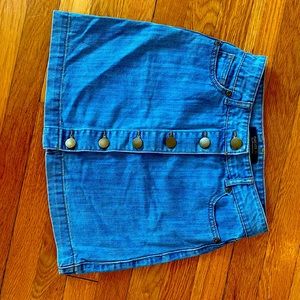Forever21 button up Jean skirt